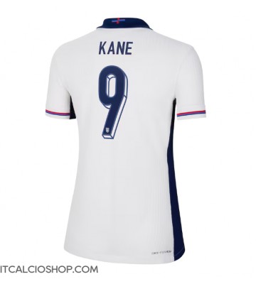 Inghilterra Harry Kane #9 Prima Maglia Femmina Europei 2024 Manica Corta